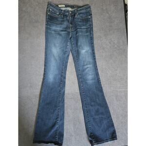 AG Adriano Goldschmied The Angel MID-RISE Bootcut Blue Denim MED Wash Jeans 26R